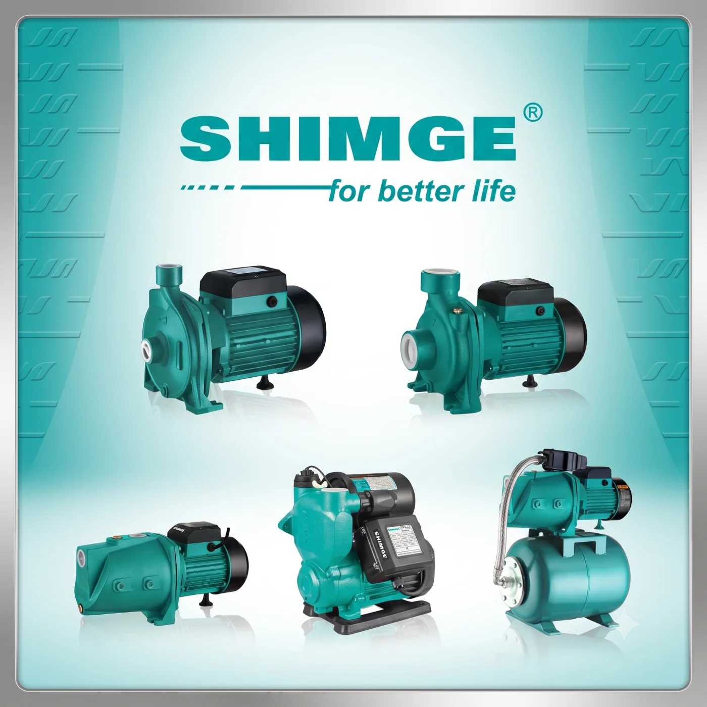 Bombas Shimge de todas las capacidades Shimge — Mora Plumbing Caguas